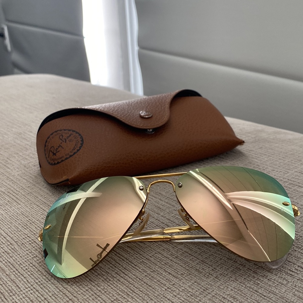 Ray-Ban Color Gradient Aviator Sunglasses